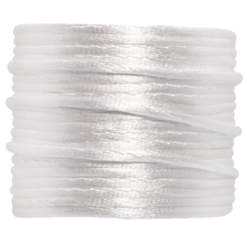 Cordon Satin (2 mm) White (10 mètres)