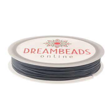 Fil Polyester Ciré (0.5 mm) Steel Grey (20 mètres)