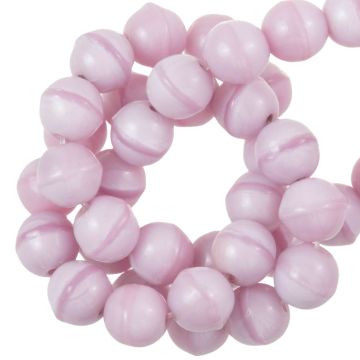 Perles en Verre (6 mm) Cool Pink (70 pièces)