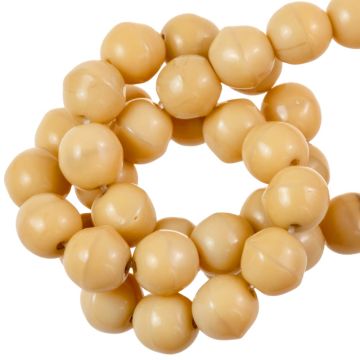 Perles en Verre (6 mm) Caramel (70 pièces)