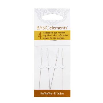 Beadsmith Aiguilles à Gros Chas Refermable (6.4 cm) 4 pièces