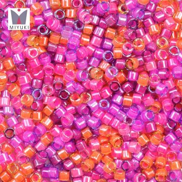 Perles Miyuki Delica (11/0) Luminous Pink Mix (2.8 grammes)