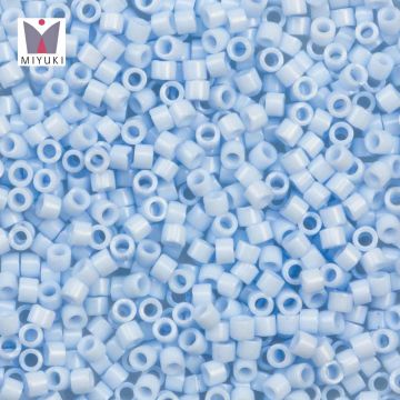 Perles Miyuki Delica (11/0) Opaque Light Sky Blue (2.8 grammes)