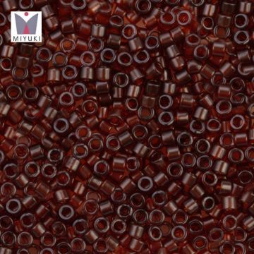 Perles Miyuki Delica (11/0) Transparent Dark Cranberry (2.8 grammes)