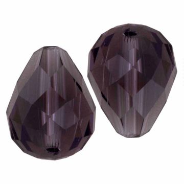 Perles Facettes Goutte (8 x 10 mm) Grape Royale (10 pièces)  