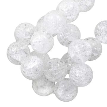 Perles Quartz Craquelé (6 mm) 57 pièces