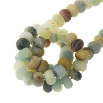 Perles Facettes Amazonite (8 x 5 mm) 72 pièces