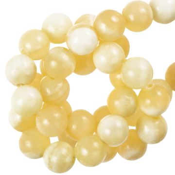 Perles de Jade Miel (4 mm) 106 pièces
