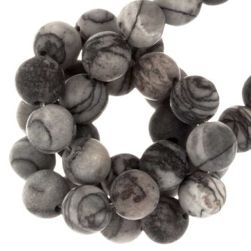 Perles Netstone Givrées  (8 mm) 45 pièces