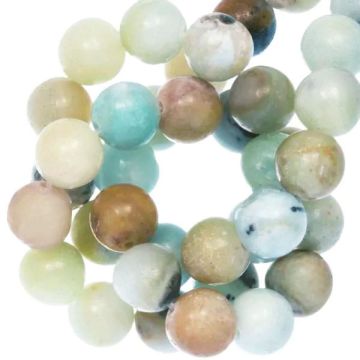 Perles Amazonite (10 mm) 36 pièces