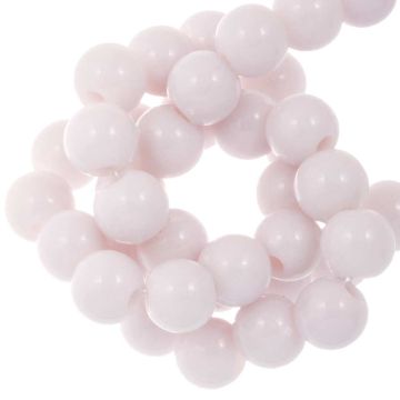 Perles Acryliques (6 mm) Pastel Pink (100 pièces)