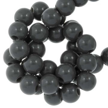 Perles Acryliques (4 mm) Dark Grey (500 pièces)