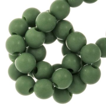 Perles Acryliques Mat (6 mm) Forest Green (100 pièces)