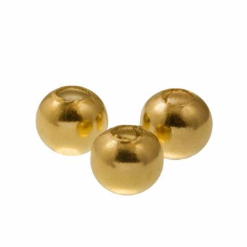 Perles Acier Inoxydable (2 mm) Or (50 pièces)