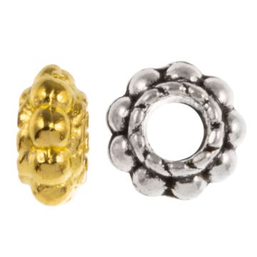 Perles Intercalaires Tibétaines (6 x 3 mm) Mix Color (20 pièces) 