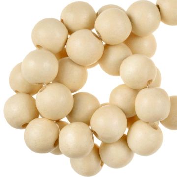 Perles en Bois Look Intense (10 mm) Honey Blonde (80 pièces)