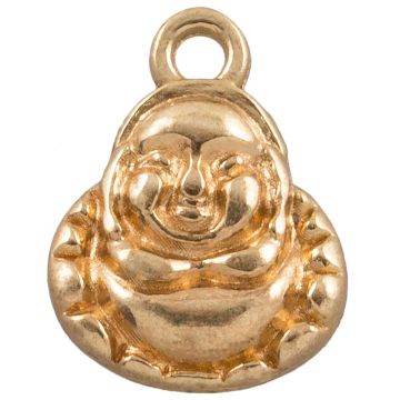 Breloque Buddha (15 x 11 x 2.5 mm) Or (25 pièces)