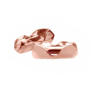 Fermoirs Chaîne Bille (2.4 mm) Or Rose (25 pièces)
