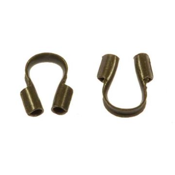 Protèges Fil (4.5 x 4 mm) Bronze (100 pièces)