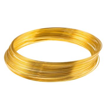 Fil mémoire (65 mm x 0.6 mm) Or (40 tours)