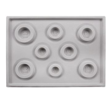 Plateau d'Assemblage pour Bracelet (35 x 26 cm) Gris (1 pièce)