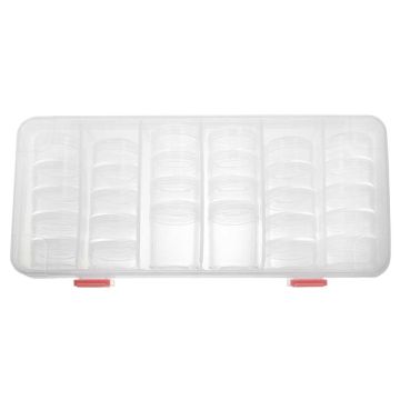 Boîte de Rangement De Luxe 28 Compartiments (13 x 26.5 x 4.5 cm)