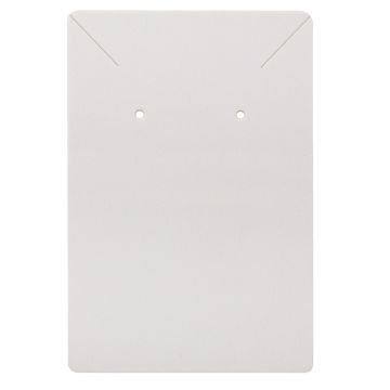 Carte Bijoux Boucles d’Oreilles, Collier (6 x 9 cm) White (5 pièces)