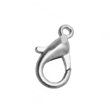 Fermoir Mousqueton (12 x 6 mm) Argent Antique (10 pièces)