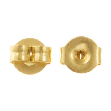 Fermoirs Boucles d'Oreilles Acier Inoxydable (4.5 x 5 x 3 mm) Or (10 pièces)