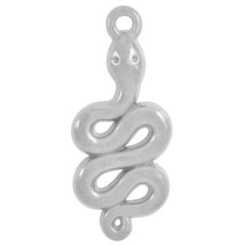 Breloque Acier Inoxydable (29 x 13.5 x 2.8 mm) Argent Antique (2 pièces)