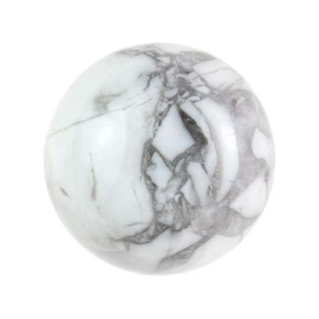 Cabochon Howlite (10 mm) 3 pièces