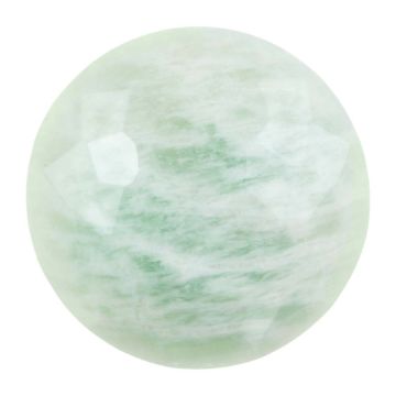 Cabochon Amazonite Facetté (16 mm) 3 pièces