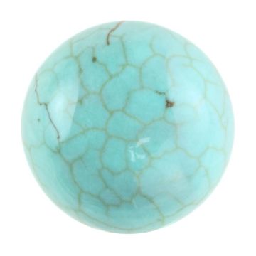 Cabochon Howlite Bleue (14 mm) 3 pièces
