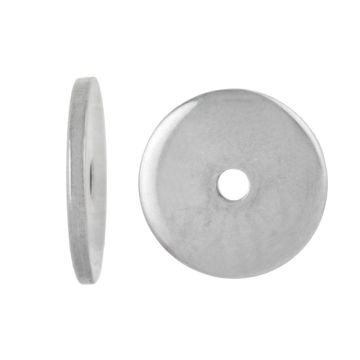 Perles Intercalaires Acier Inoxydable (8 x 0.8 mm) Argent Antique (10 pièces)