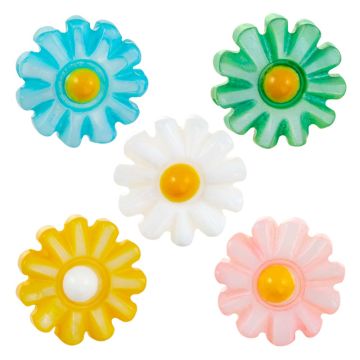 Perles Coquillage Fleur (10 x 4.5 mm) Mix Color (20 pièces)
