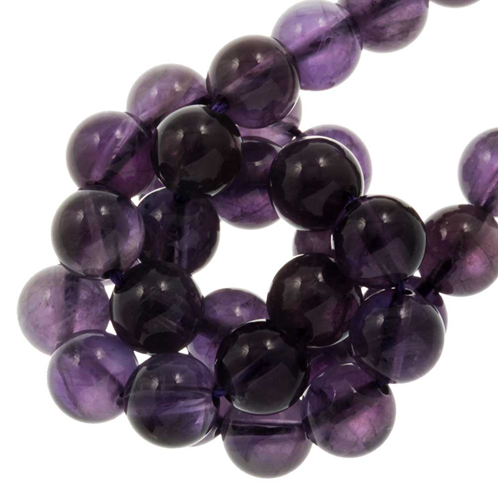Perles Améthyste (8 mm) 23 pièces