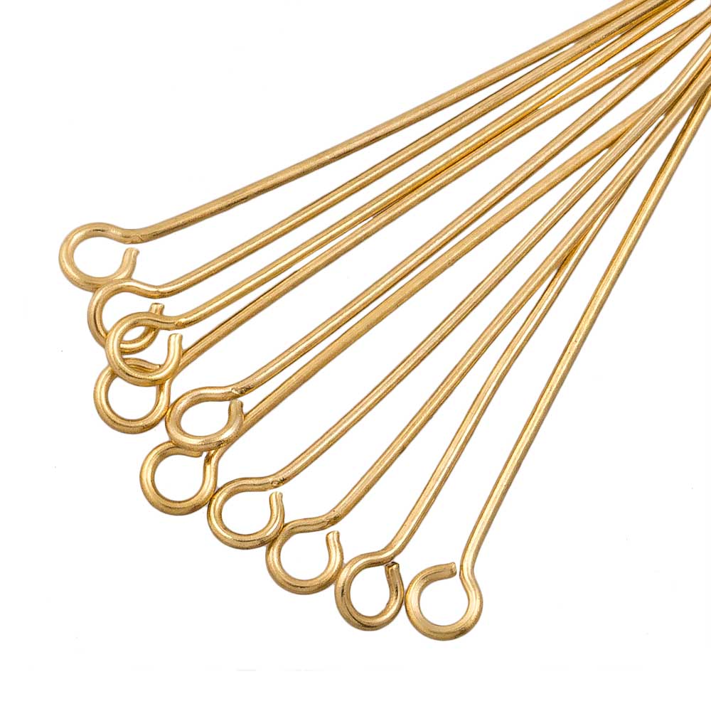 Clous Tête Ronde (45 x 0.6 mm) Or (50 pièces)
