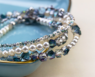 Collection Glamour de Perles en Verre